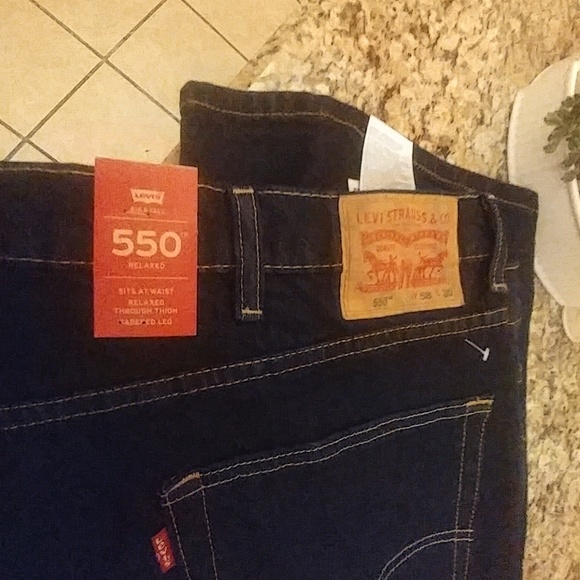 Levi Strauss Men 550 Jeans 58" X 30" New * - Picture 2 of 8